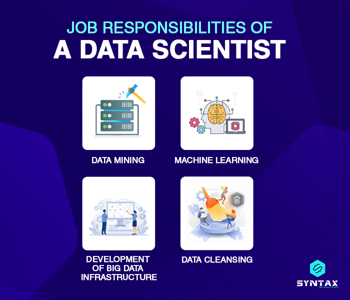 job responsibilities of a data scientist